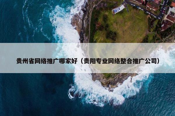 贵州省网络推广哪家好（贵阳专业网络整合推广公司）