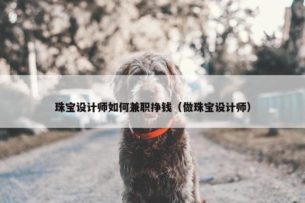 珠宝设计师如何兼职挣钱（做珠宝设计师）