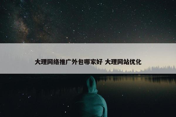 大理网络推广外包哪家好 大理网站优化