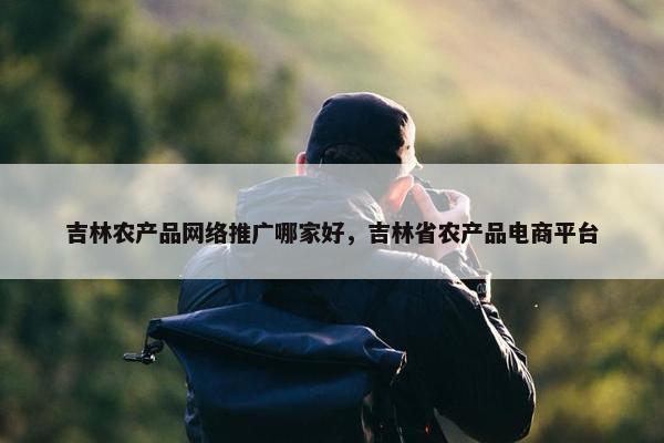 吉林农产品网络推广哪家好，吉林省农产品电商平台