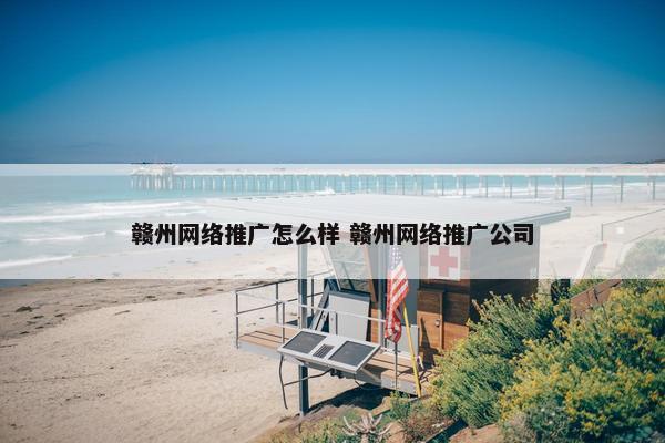 赣州网络推广怎么样 赣州网络推广公司