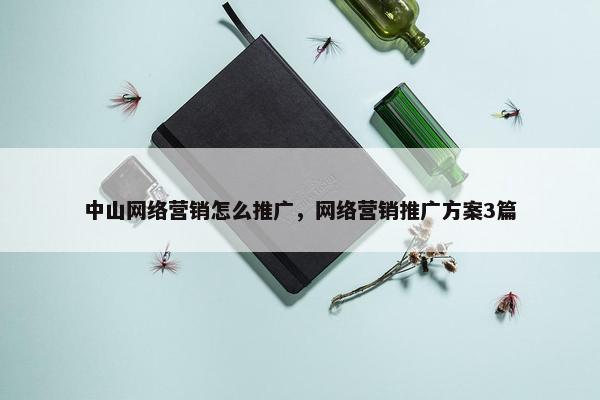 中山网络营销怎么推广，网络营销推广方案3篇