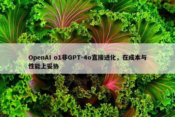 OpenAI o1非GPT-4o直接进化，在成本与性能上妥协