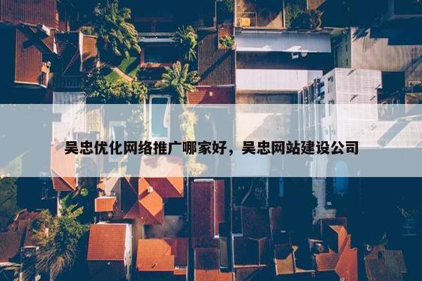 吴忠优化网络推广哪家好，吴忠网站建设公司