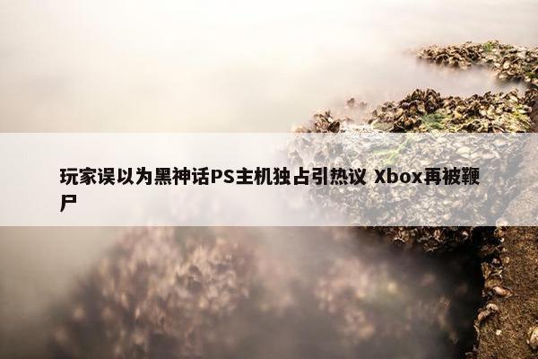 玩家误以为黑神话PS主机独占引热议 Xbox再被鞭尸