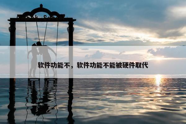 软件功能不，软件功能不能被硬件取代