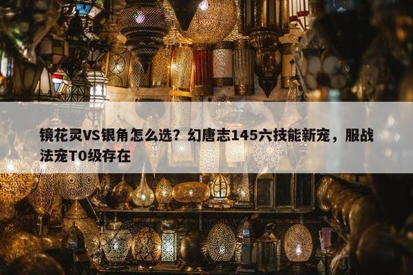 镜花灵VS银角怎么选？幻唐志145六技能新宠，服战法宠T0级存在