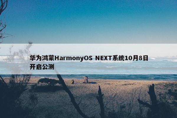 华为鸿蒙HarmonyOS NEXT系统10月8日开启公测