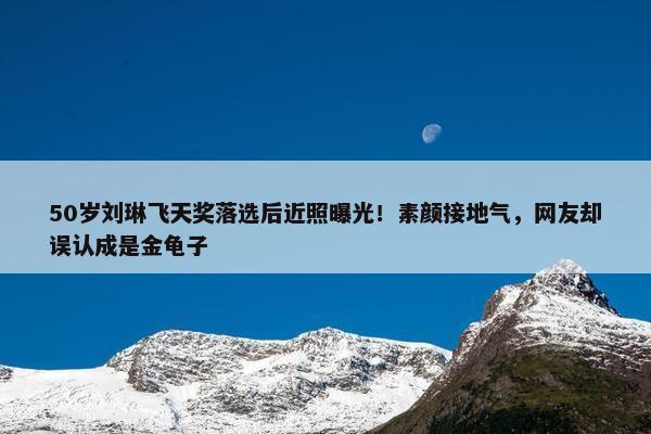 50岁刘琳飞天奖落选后近照曝光！素颜接地气，网友却误认成是金龟子