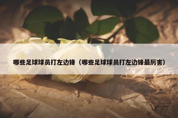 哪些足球球员打左边锋（哪些足球球员打左边锋最厉害）