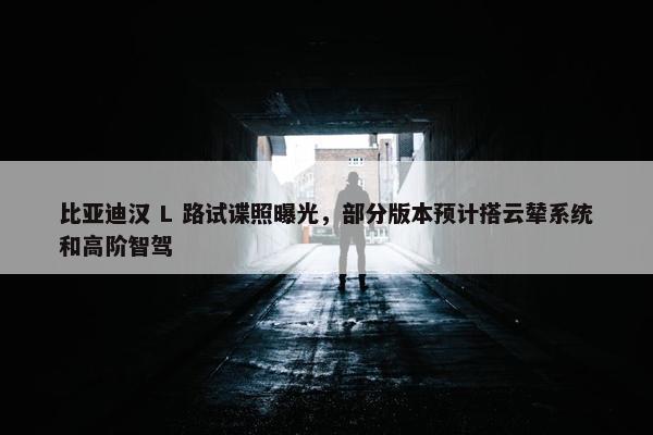 比亚迪汉 L 路试谍照曝光，部分版本预计搭云辇系统和高阶智驾