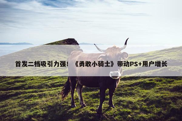 首发二档吸引力强！《勇敢小骑士》带动PS+用户增长