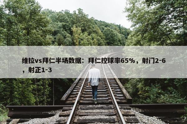 维拉vs拜仁半场数据：拜仁控球率65%，射门2-6，射正1-3